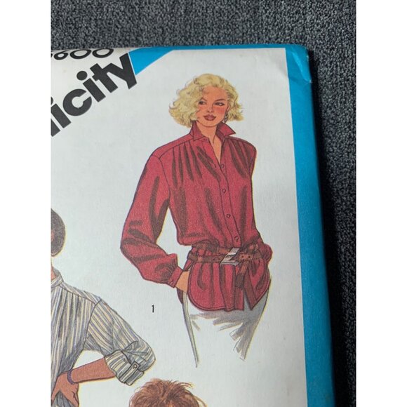Simplicity Misses Shirt Sewing Pattern sz 12 6600 - uncut - Picture 9 of 10